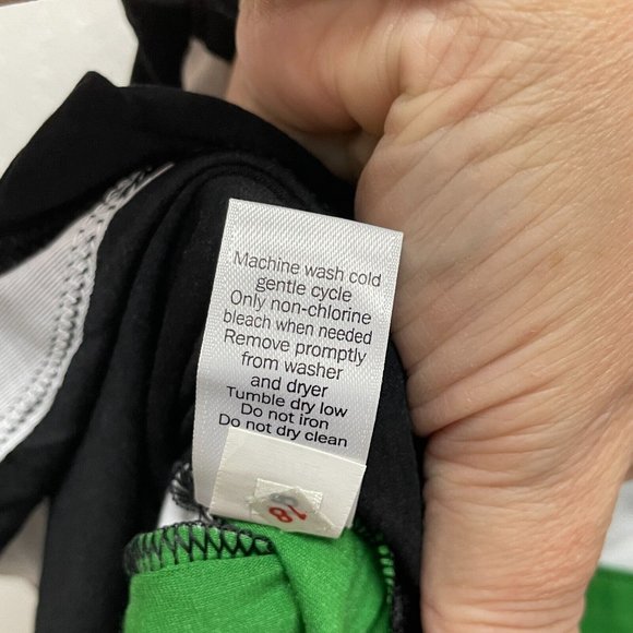 Derek Lam 10C Athleta Tank Top Women’s M‎ Green Blue White Colorblock Hi Lo Hem - Picture 7 of 9